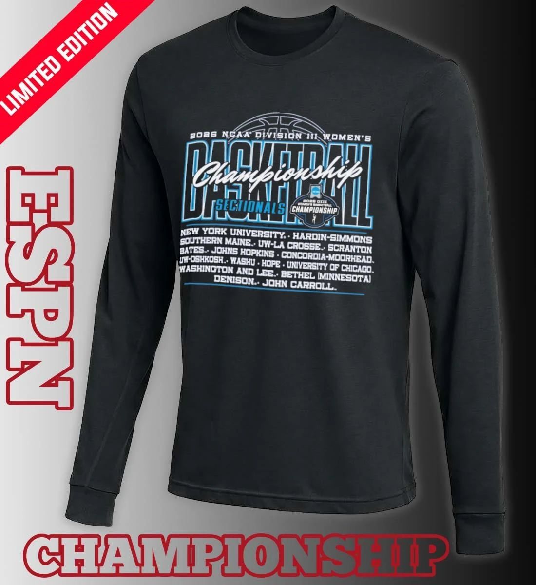 2026 NCAA DIII Women’s Basketball Sectionals T-Shirt