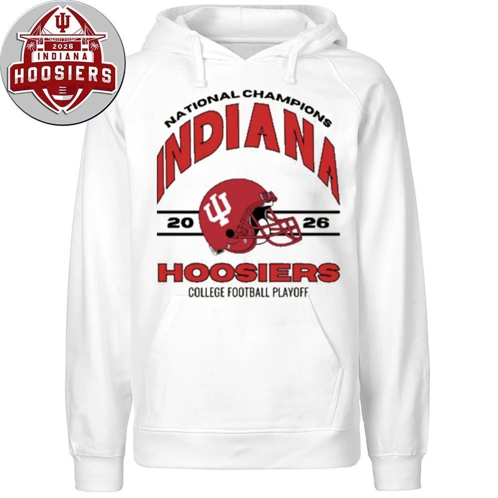 Indiana Hoosiers Football National Champions College Football Playoff Helmet 2026 Tee Shirt