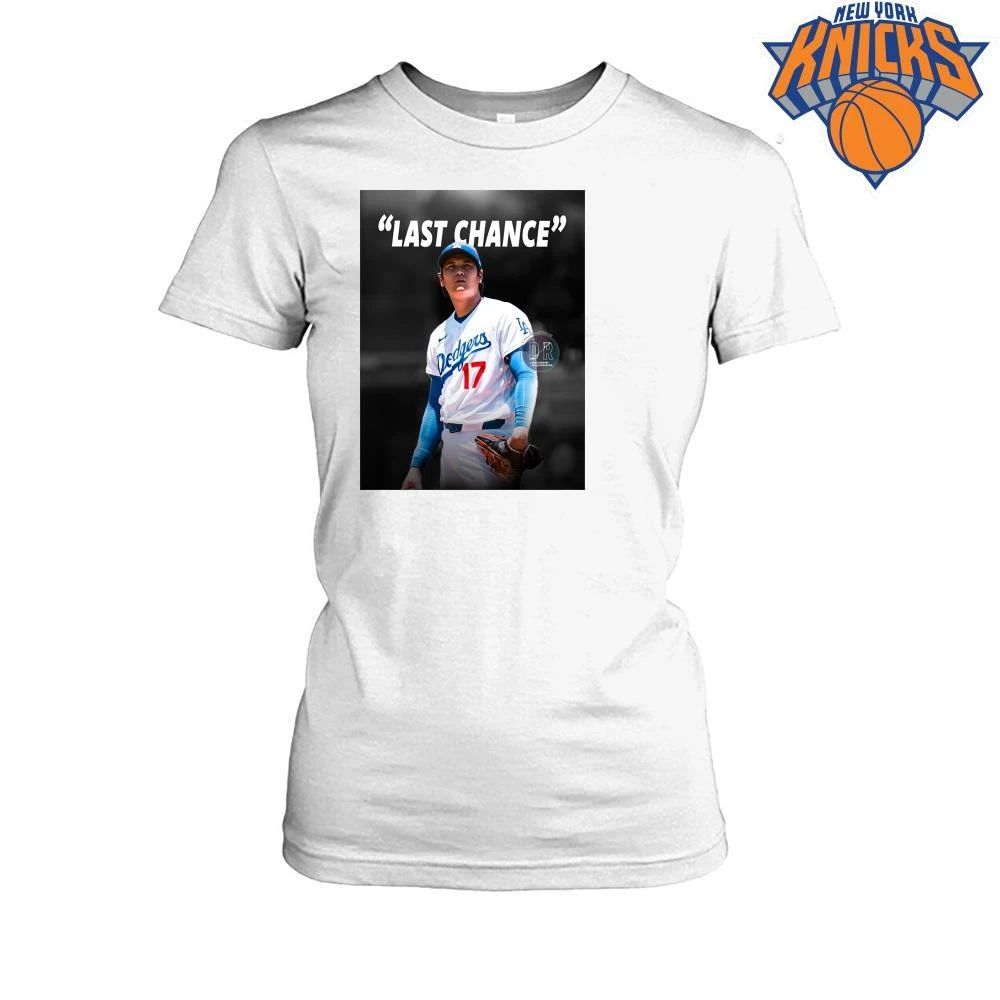 Los Angeles Dodgers Shohei Ohtani #17 Pitching Last Chance Shirt