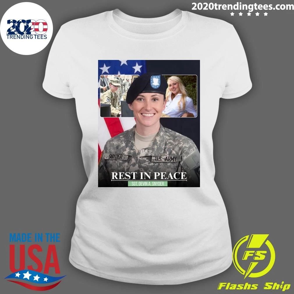 Rest In Peace SGT. Sergeant Devin A. Snyder Shirt