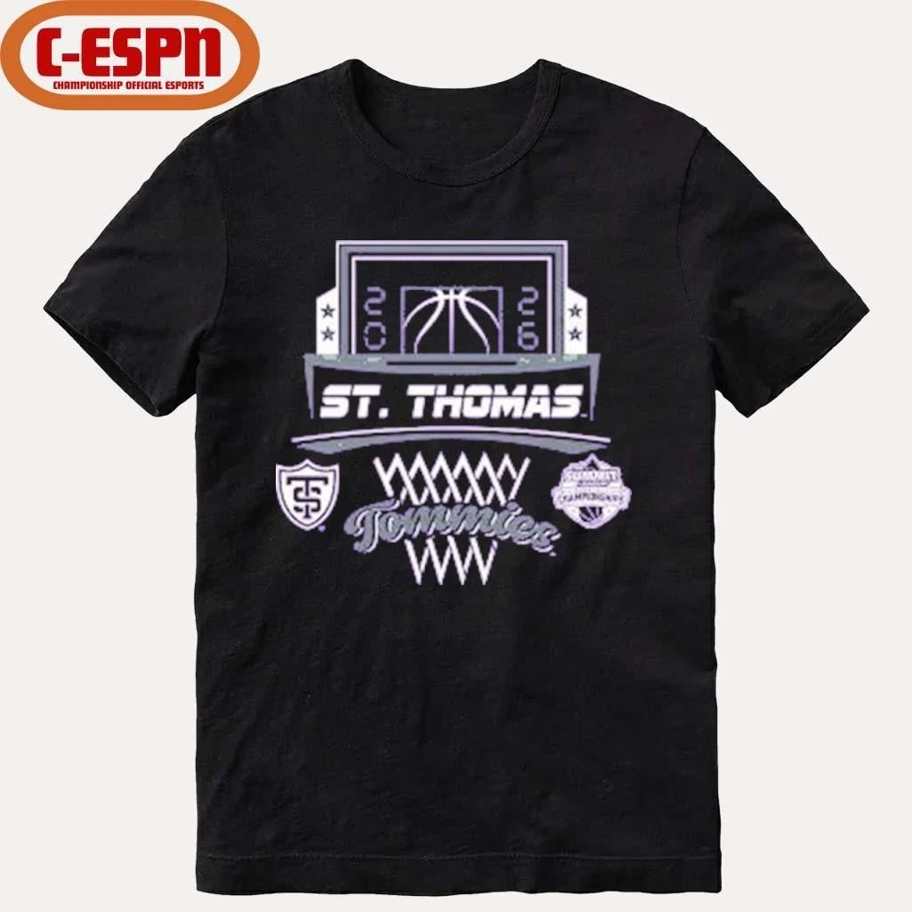 St Thomas Tommies Basketball 2026 The Summit League Championship Shirt