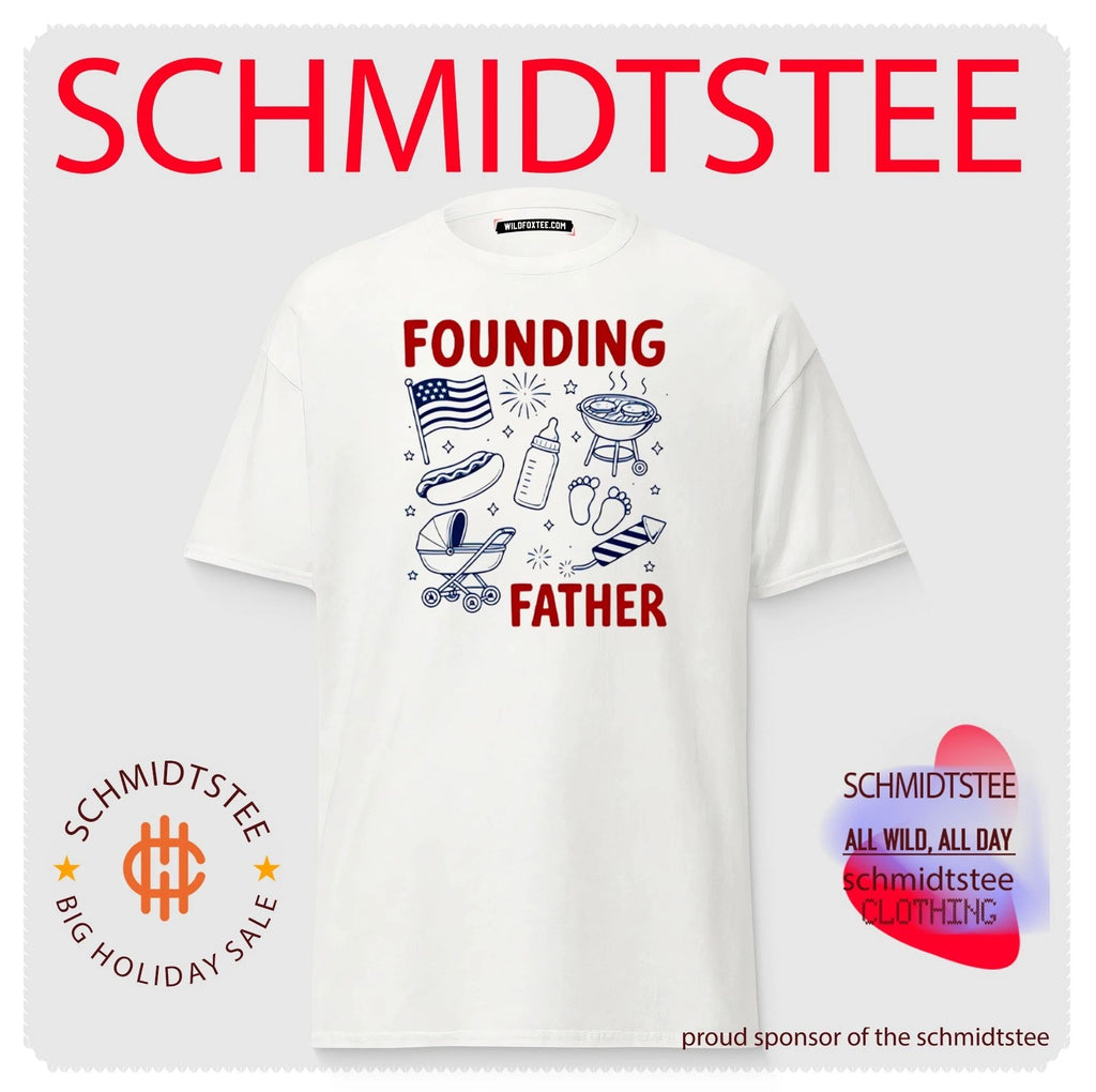 Founding Father 4th Of July Couple Shirt