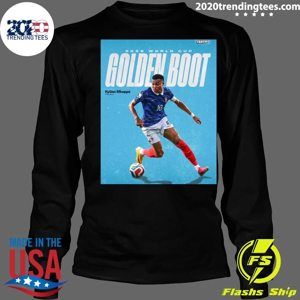 Kylian Mbappé Wins the 2026 World Cup Golden Boot Shirt