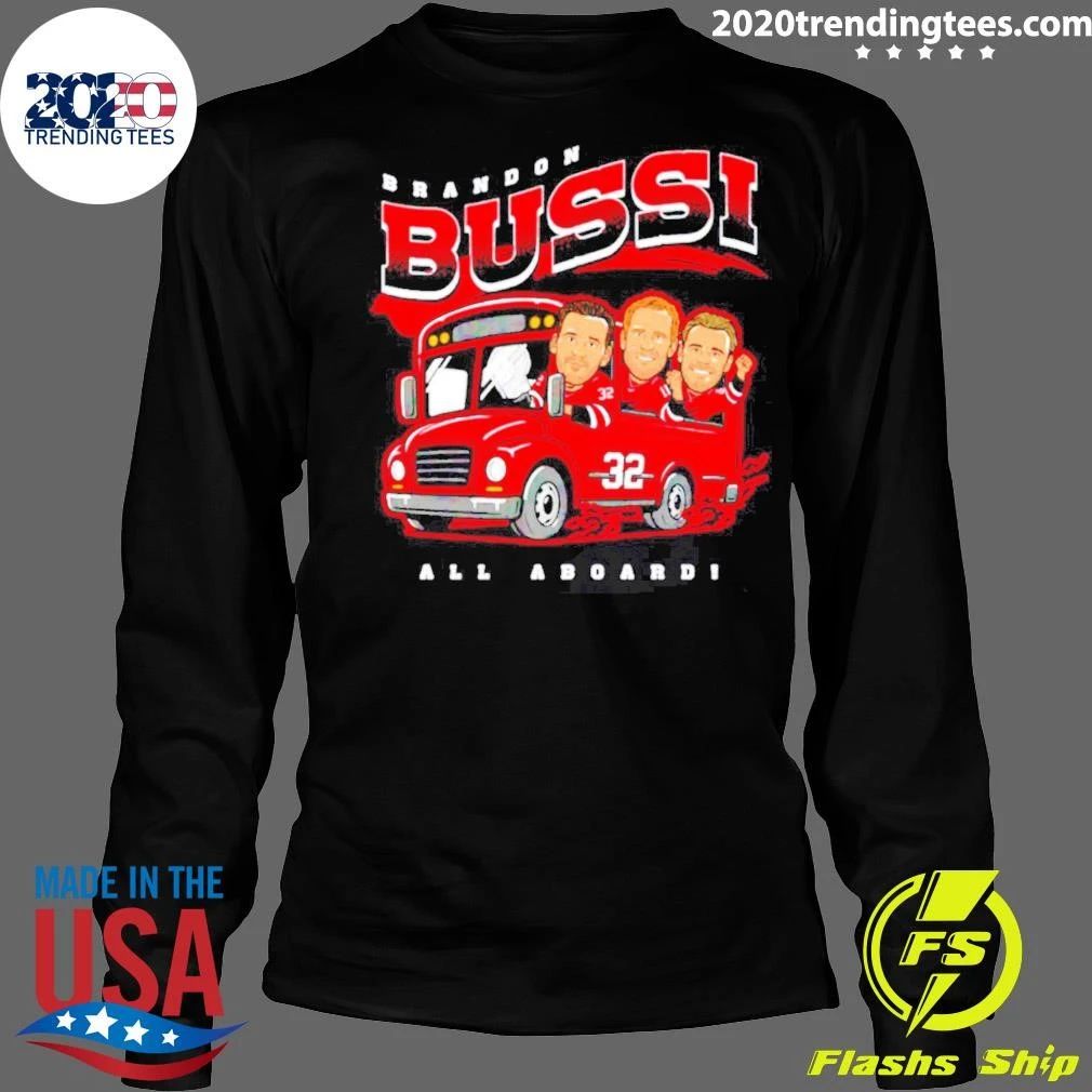 Brandon Bussi Carolina 2026 Champions All Aboard Caricature Shirt