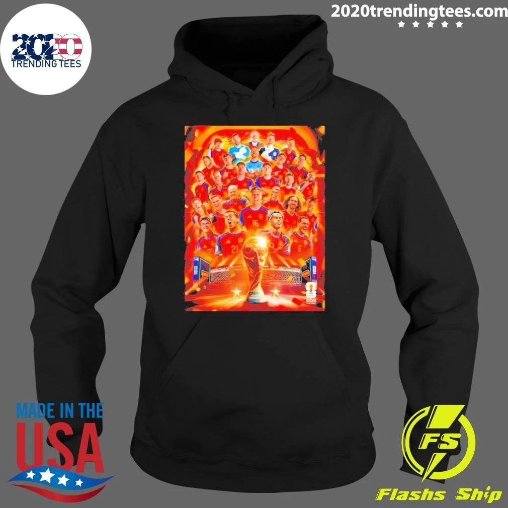 Spain Soccer 2026 Champions Celebration World Cup 2026 Shirt