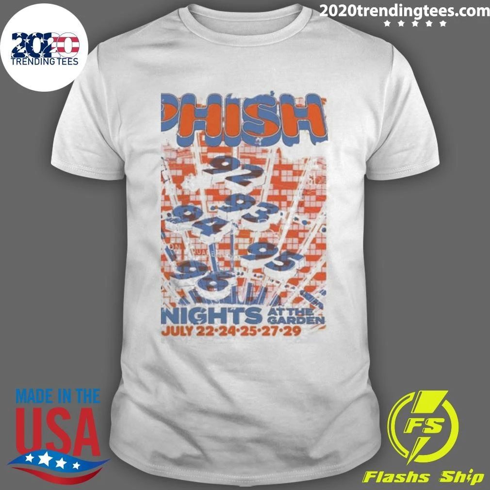 Phish Dry Goods Five Nights At Madison Square Garden New York City 2026 From July 22 To 29 2026 Shirt
