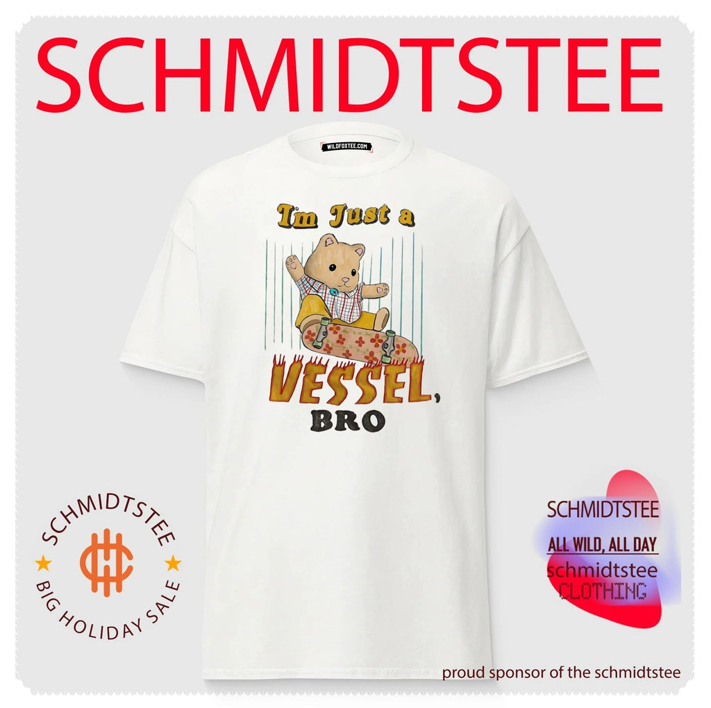 I’m just a Vessel bro bear cartoon shirt