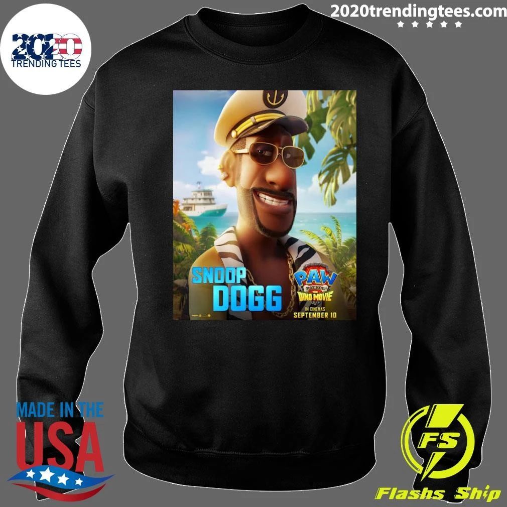 Snoop Dogg Paw Patrol The Dino Movie Poster 2026 Animated Film Shirt