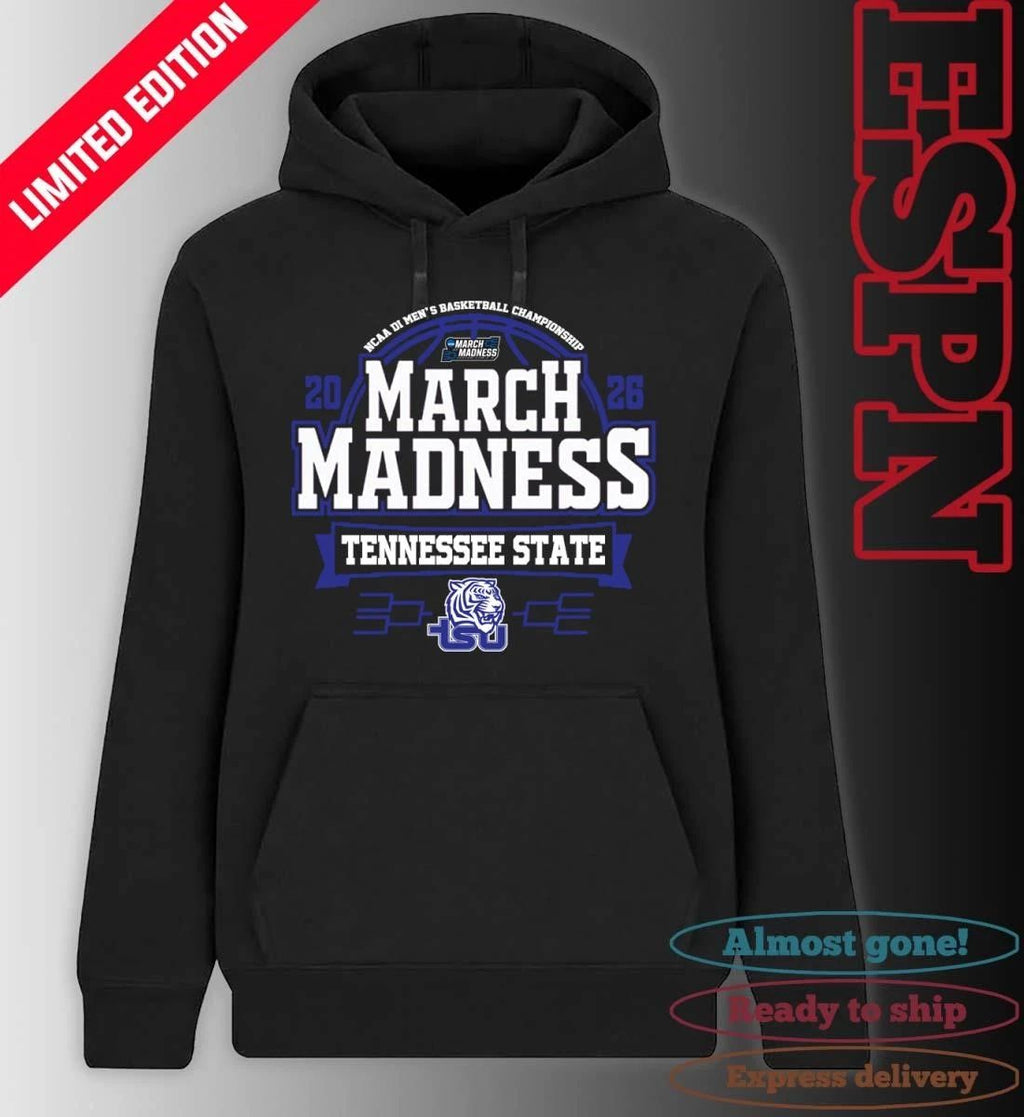 Tennessee State Tigers Men’s Basketball March Madness Bound T-Shirt