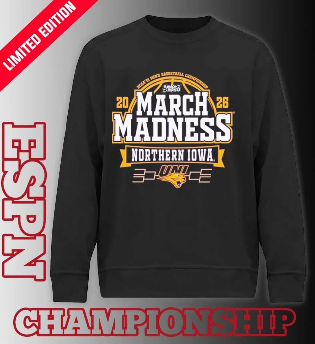 Northern Iowa Panthers 2026 Men’s Basketball March Madness Bound Shirt