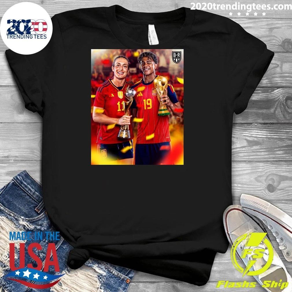 Spain Are The First Nation Ever To Hold The Men’s And Women’s World Cups At The Same Time Shirt