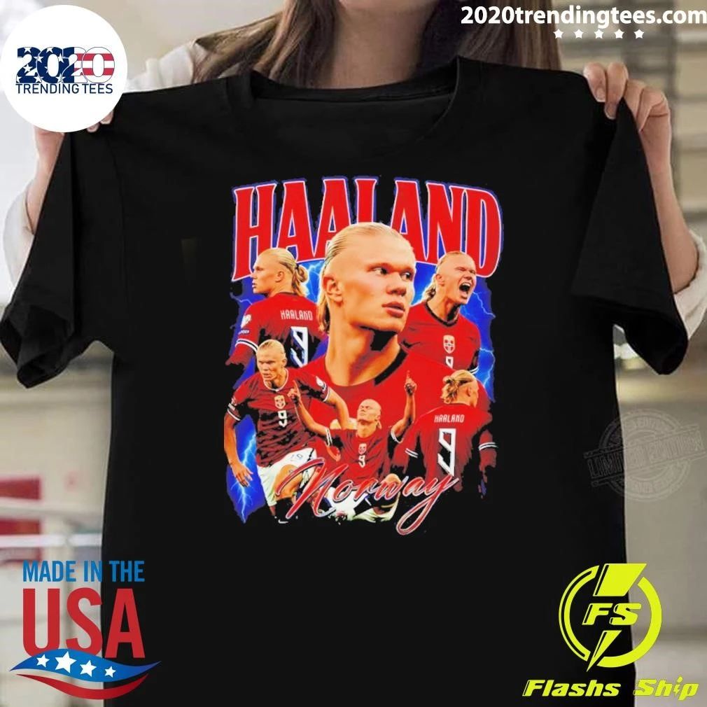Erling Haaland Norway Soccer World Cup 2026 graphic shirt