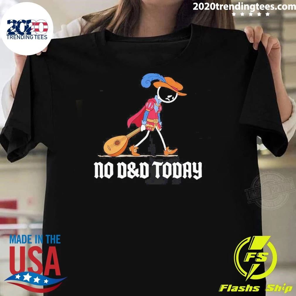 No D&d Today Bard Cartoon Shirt