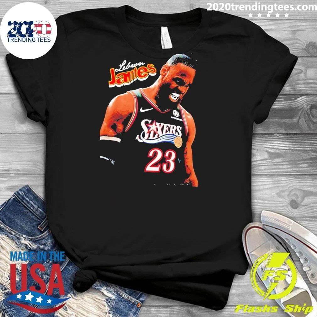 Lebson James Philadelphia 76ers Scream Bootleg Shirt