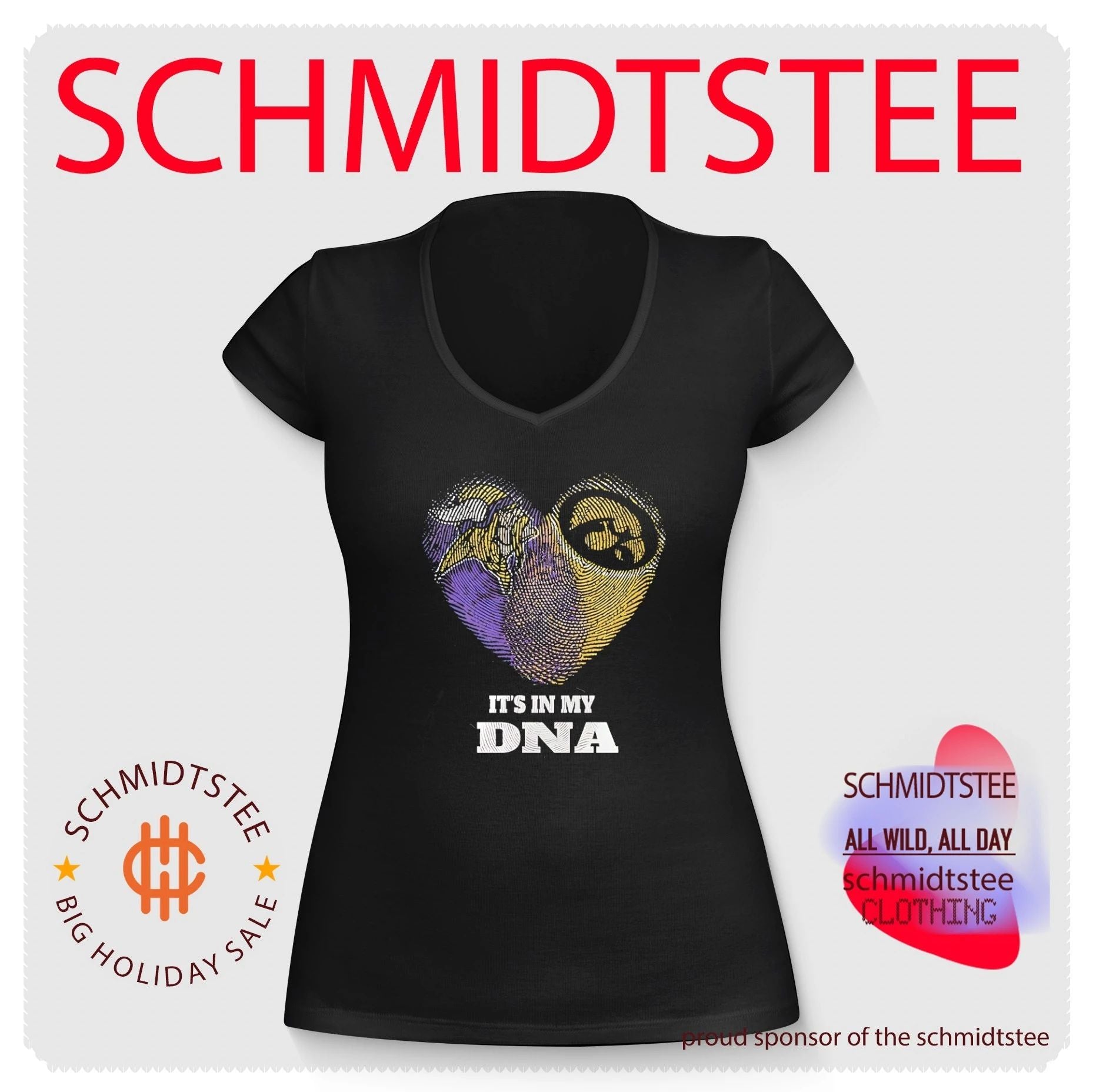 Minnesota Vikings and Iowa Hawkeyes it’s in my DNA vintage shirt