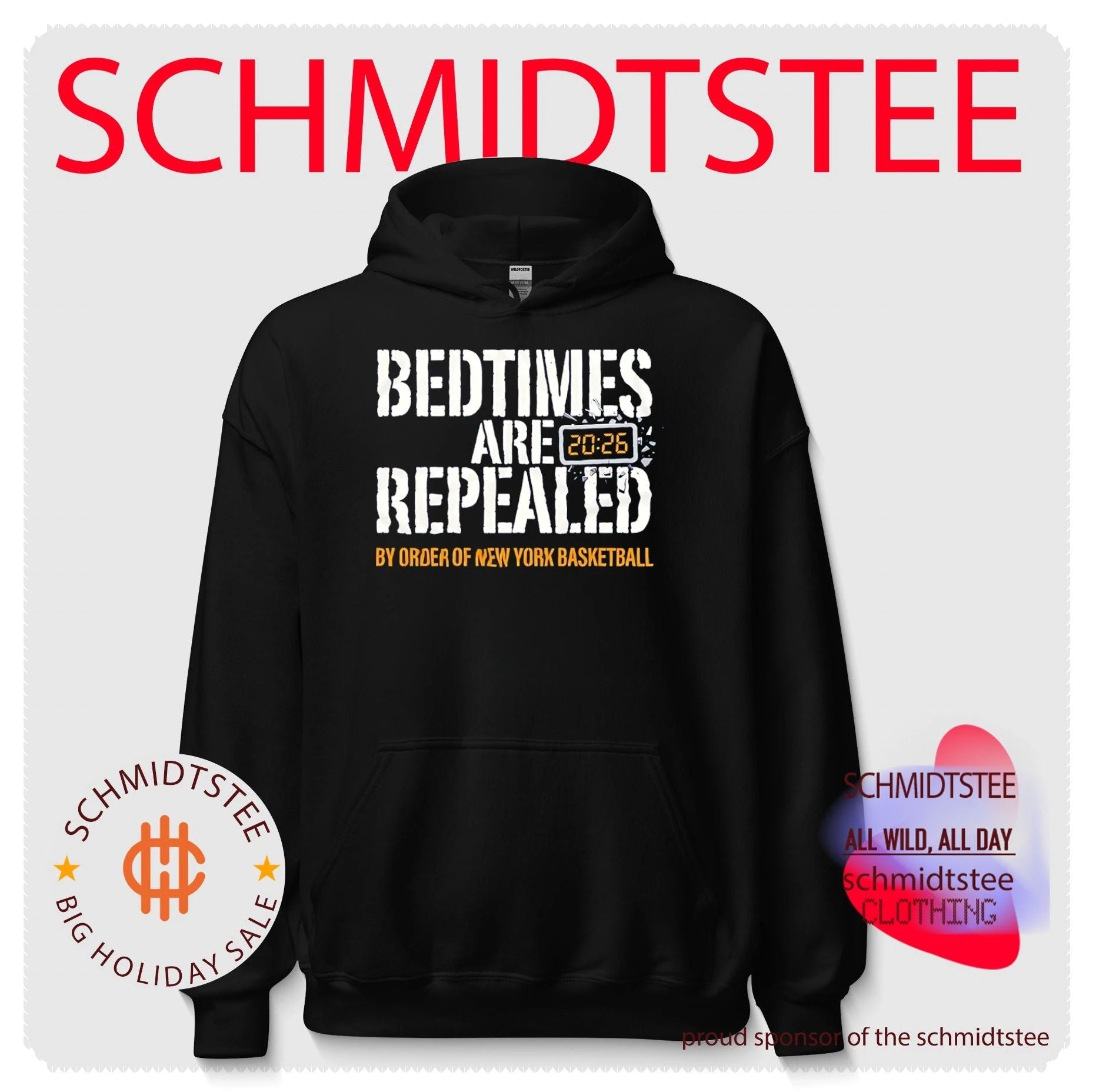 Bedtimes are repealed by order of New York Basketball shirt
