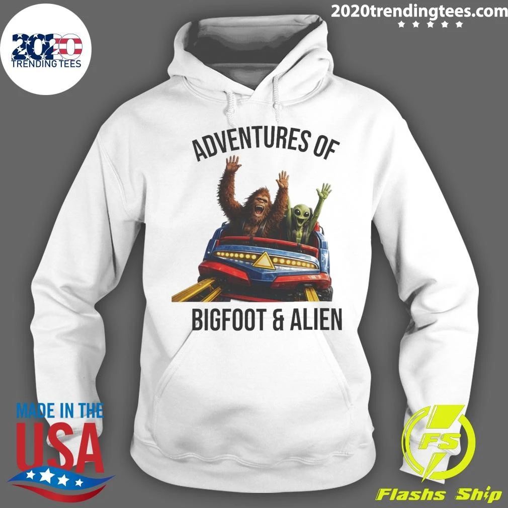 Adventures of Bigfoot & Alien Shirt