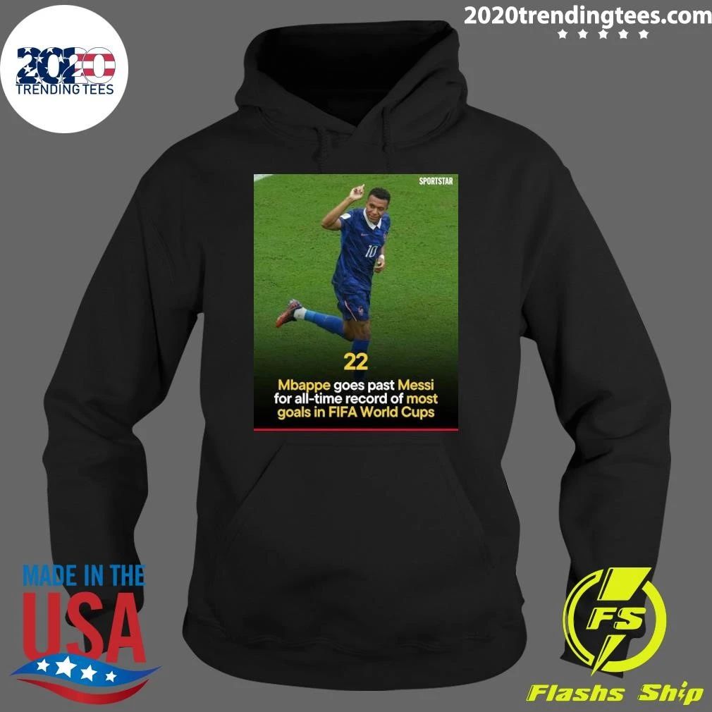 Mbappé Breaks Messi’s World Cup Goals Record Shirt