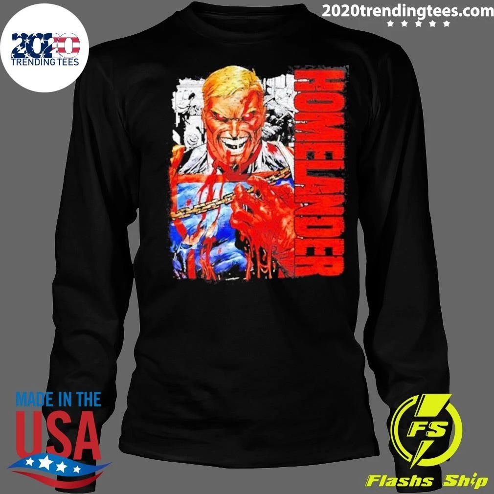 Homelander The Boys Superhero Cartoon Shirt