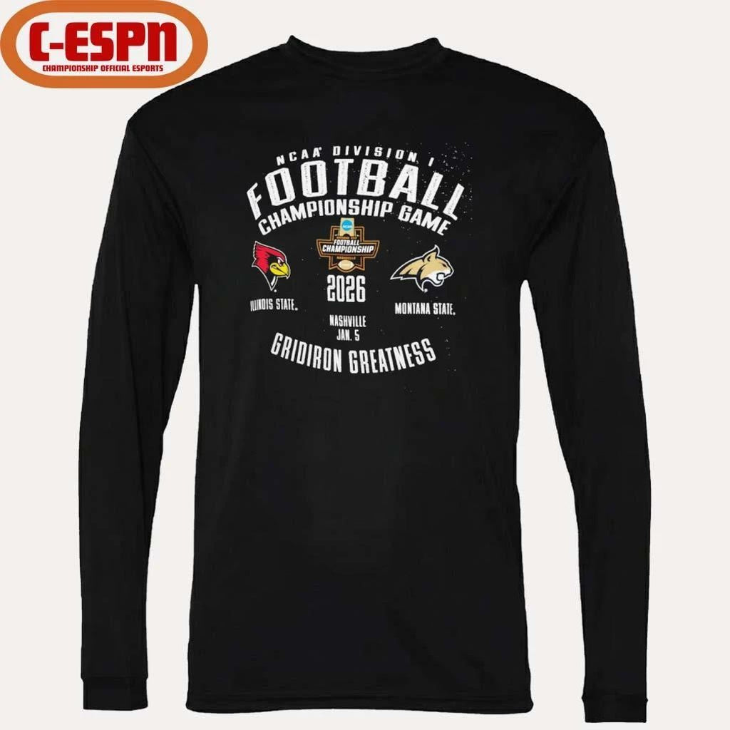 Illinois State Vs Montana State 2025-26 NCAA DI Football Championship Game January 5 Shirt