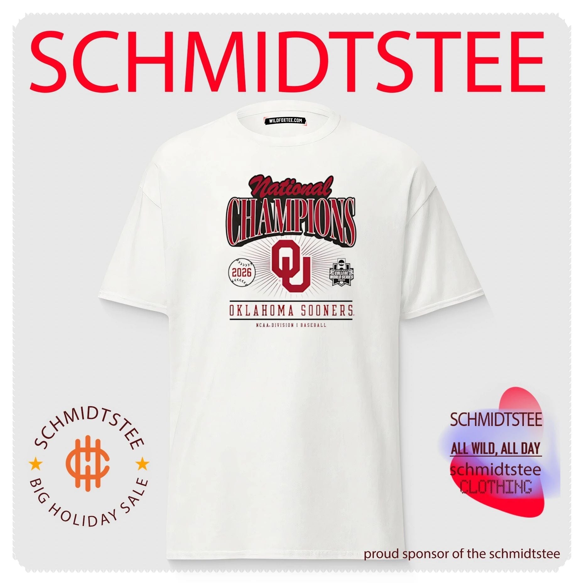 Oklahoma Sooners 2026 NCAA Baseball Men’s College World Series Champions classic shirt