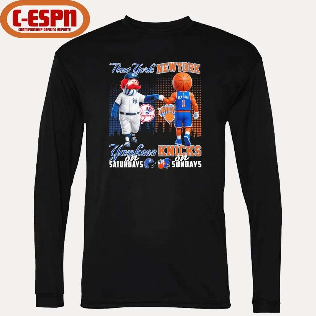Mascot New York Yankees On Saturdays And New York Mets On Sundays Shirt