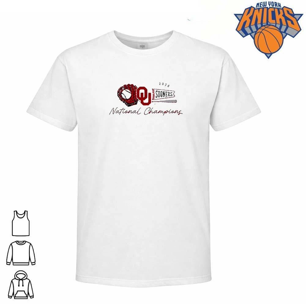 Oklahoma Sooners 2026 College World Series Champions Sketch T-Shirt