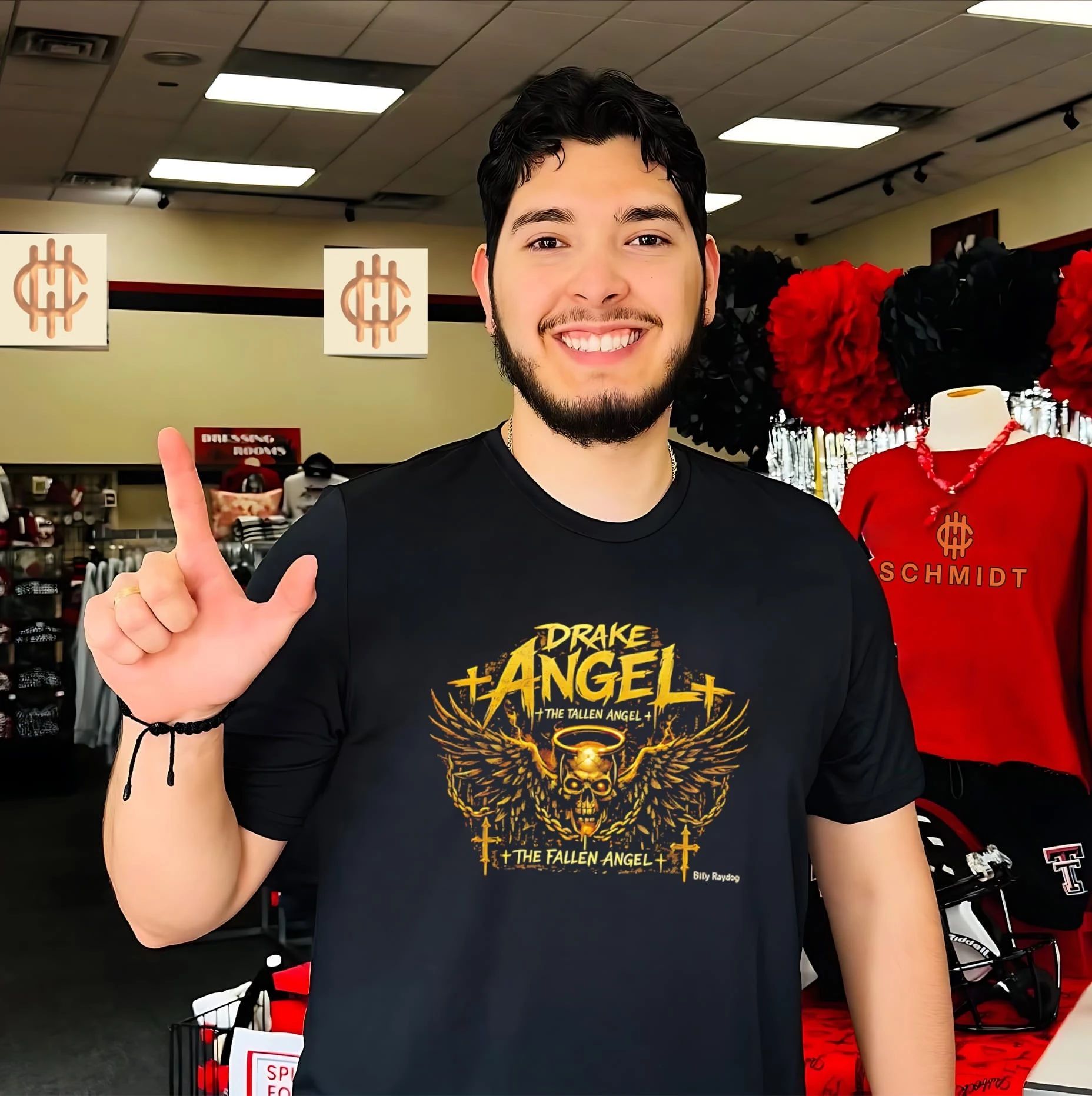 Drake Angel the fallen angel Billy Raydog vintage shirt