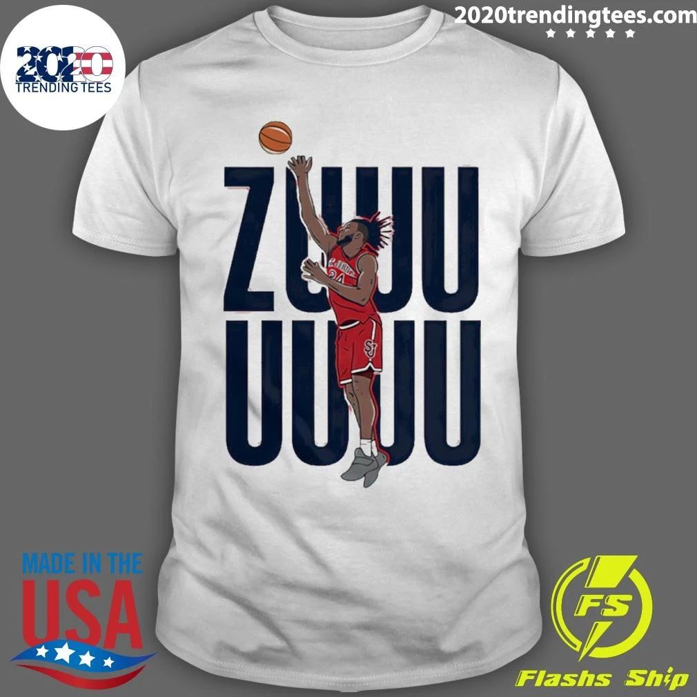 Zuby Ejiofor St John’s Red Storm Caricature Shirt