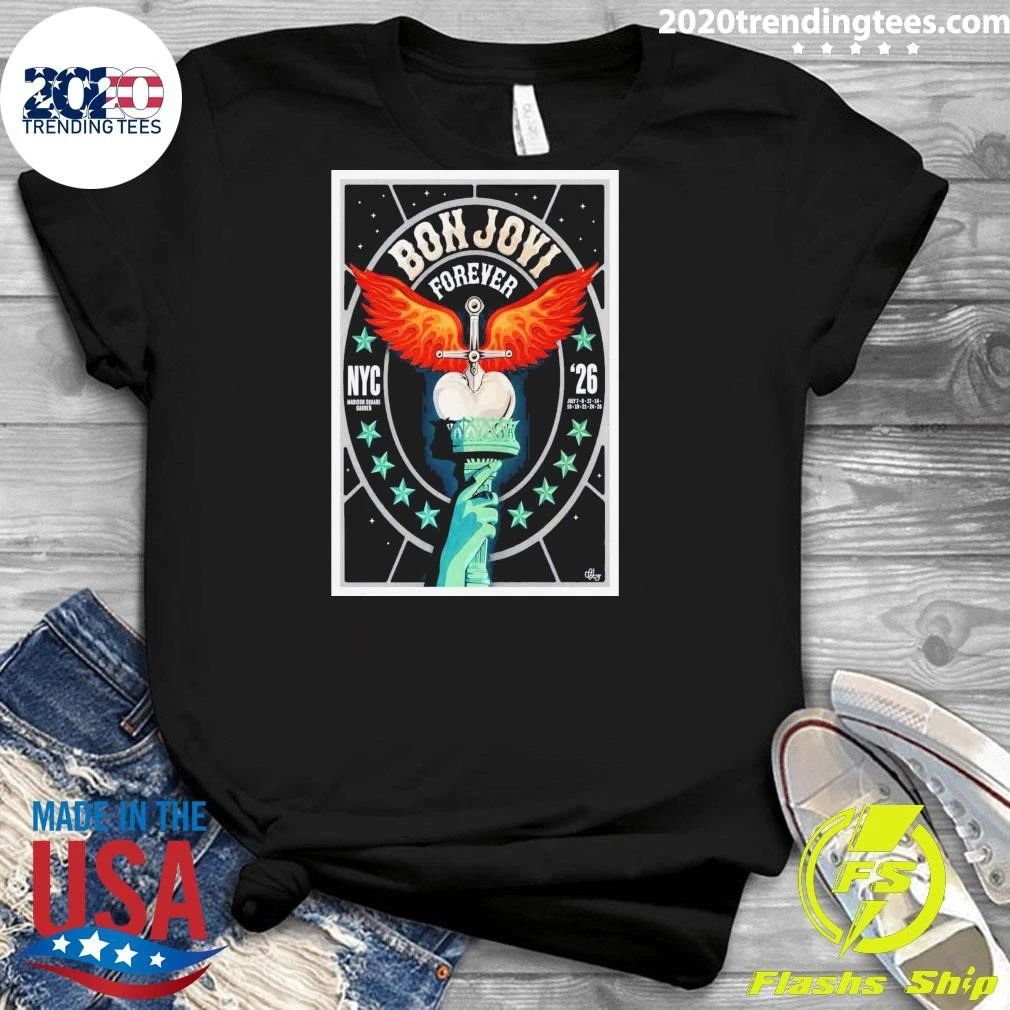 Bon Jovi Forever New York City Madison Square Garden Tour 2026 Shirt