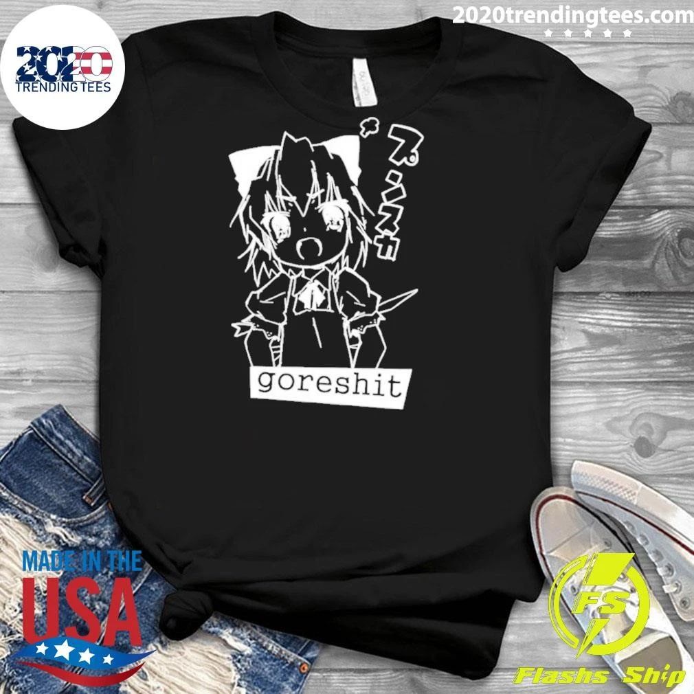 Goreshit Anime Girl Breakcore Electronic Shirt