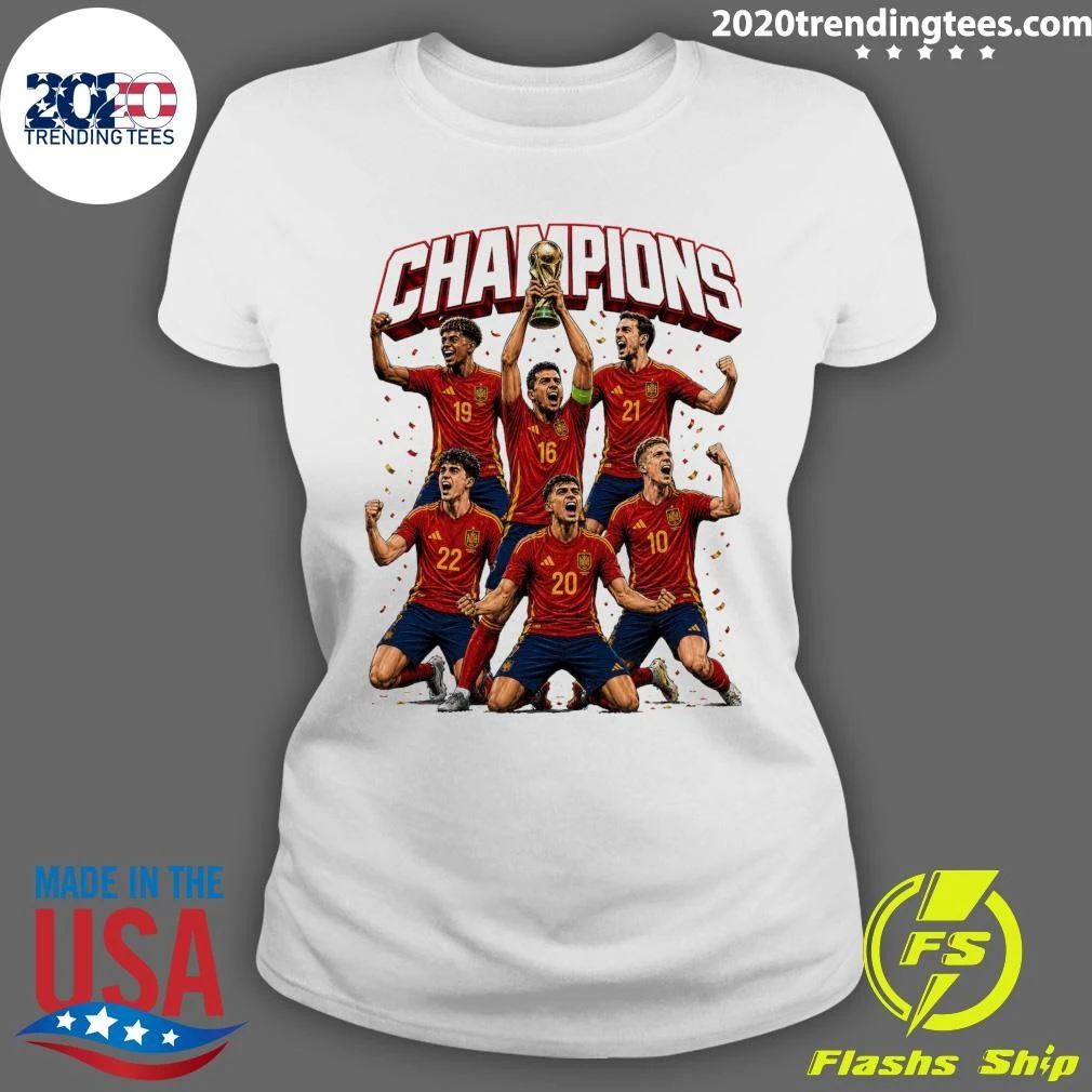 Spain Champions World Cup 2026 Football Shirt