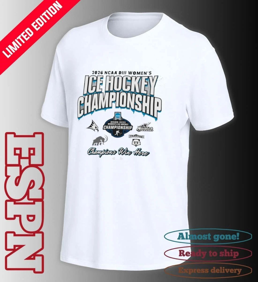2026 NCAA Division III Women’s Ice Hockey Championship T-Shirt