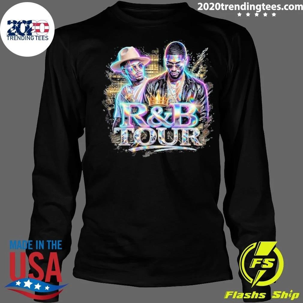 Bundle Chris Brown Usher Raymond R&B Tour Shirt