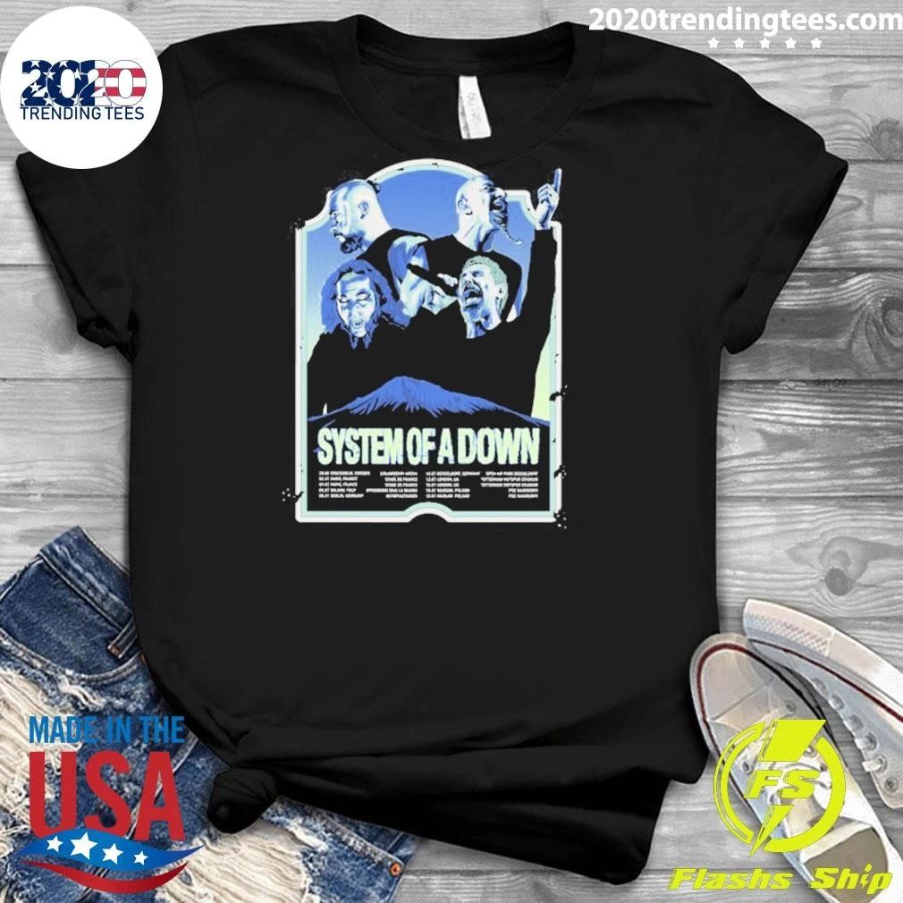 System Of A Down The European Tour 2026 Shirt