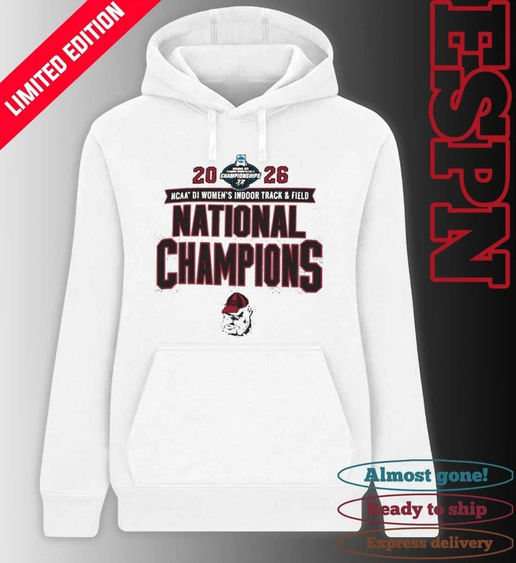 Georgia Bulldogs 2026 NCAA DI Women’s Indoor Track & Field National Champions T-Shirt