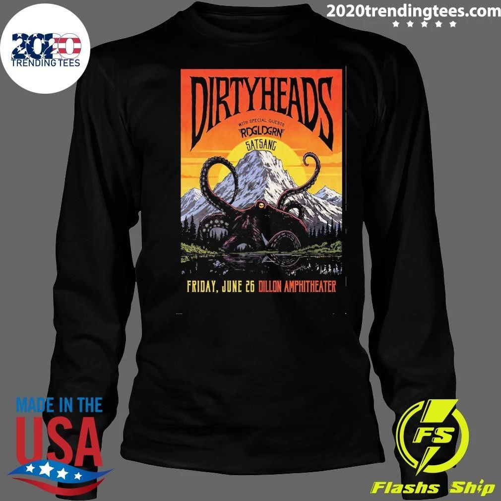 Dirty Heads With Special Guests RDGLDGRN Satsang Friday, June 26 Dillon Amphitheater Shirt