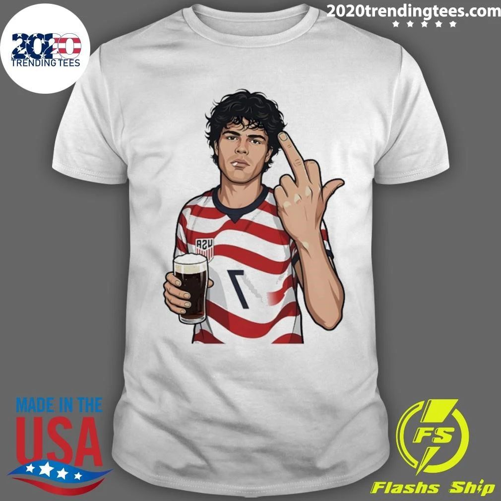 Nichole Gio Reyna Middle Finger Usa Soccer World Cup 2026 Shirt