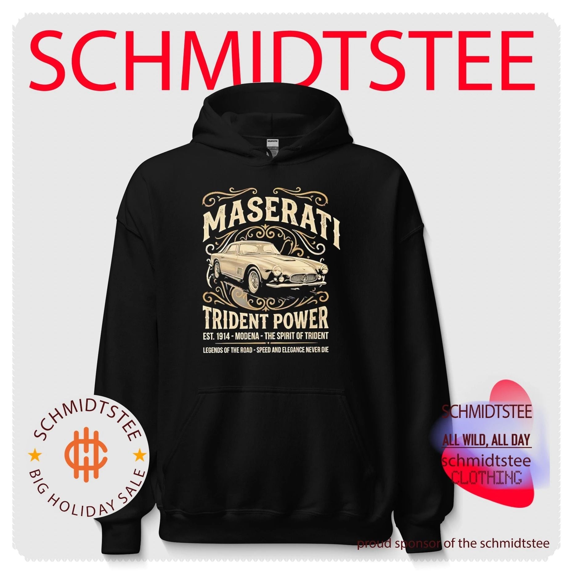 Maserati trident power est 1914 Modena the spirit of trident vintage shirt