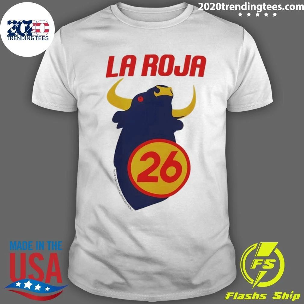 Spain La Roja World Cup 2026 National Football The Red One Shirt