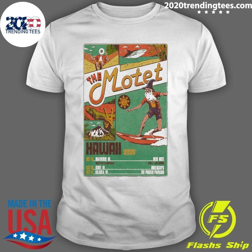 The Motet Hawaiian Island Tour 2026 Shirt