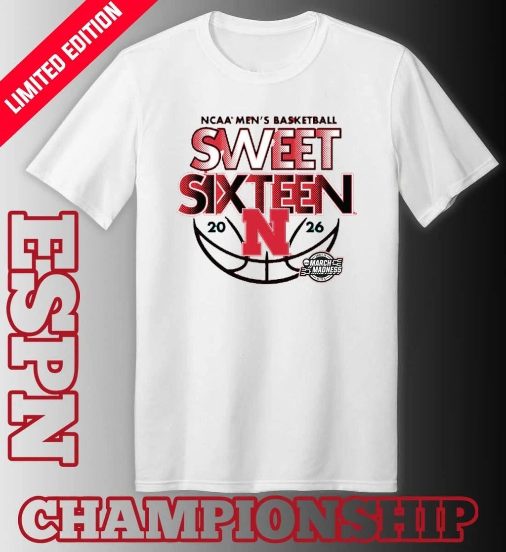 Sweet Sixteen 2026 Nebraska Men’s Basketball Shirt