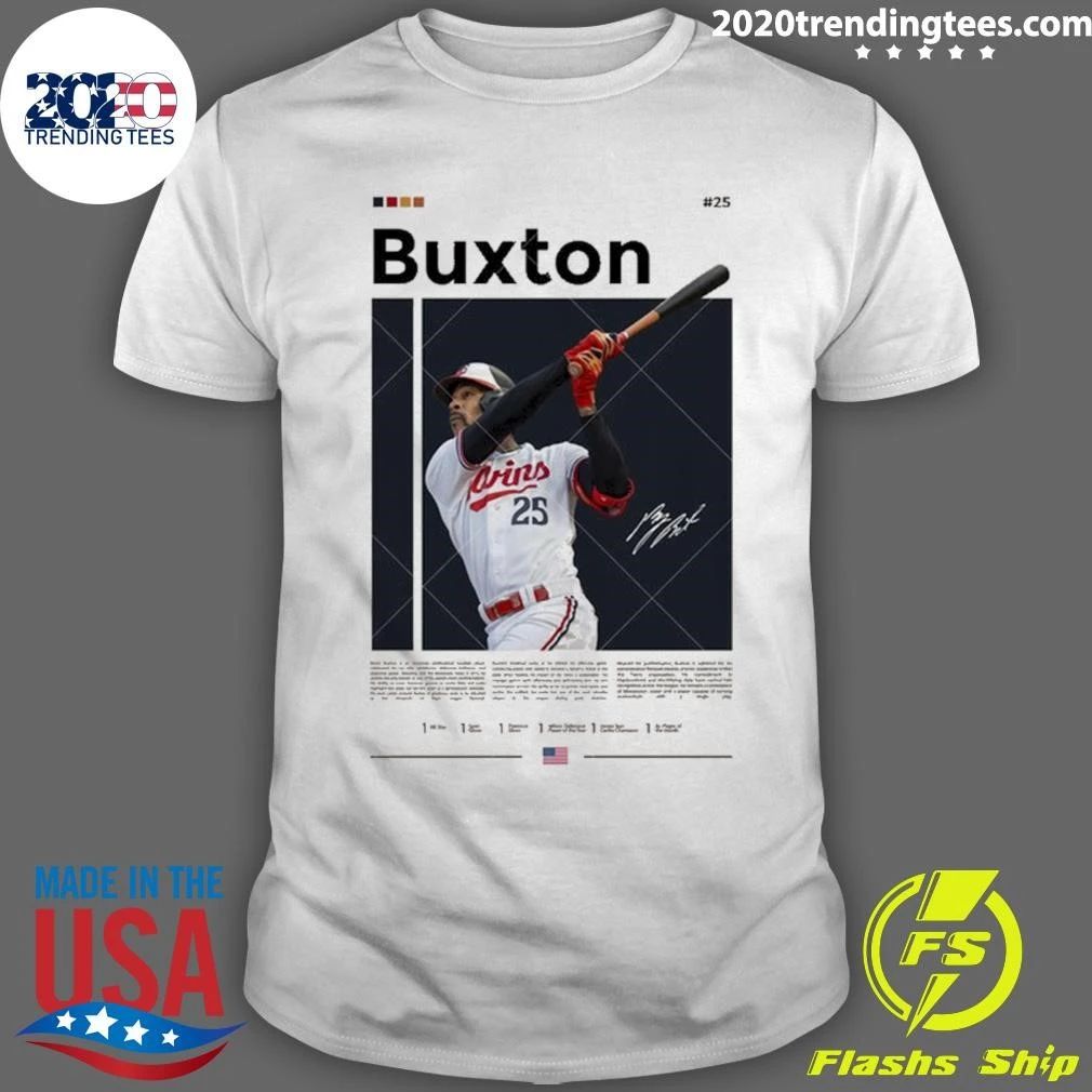 Byron Buxton Minnesota Baseball Poster Signature Shirt