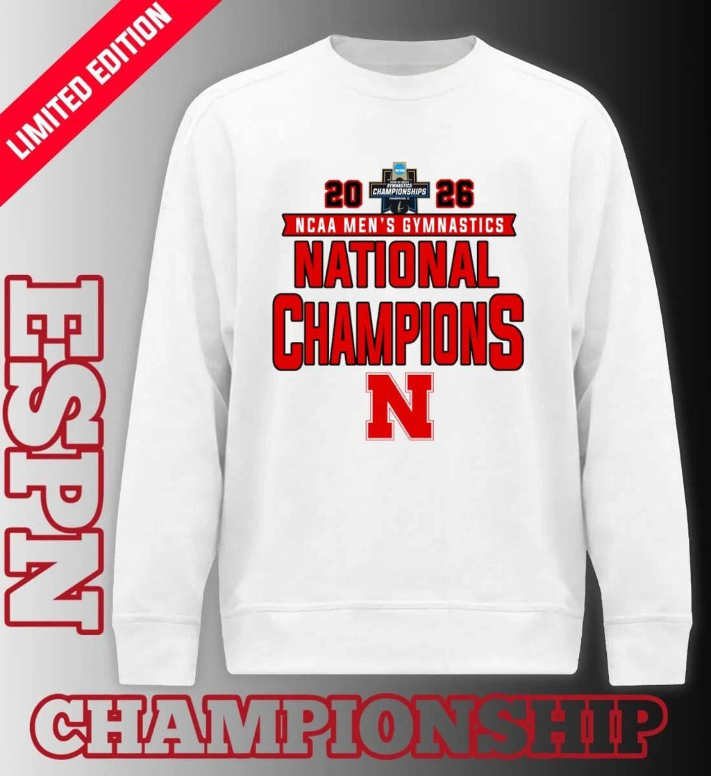 Nebraska Cornhuskers 2026 NCAA Men’s Gymnastics National Champions Shirt