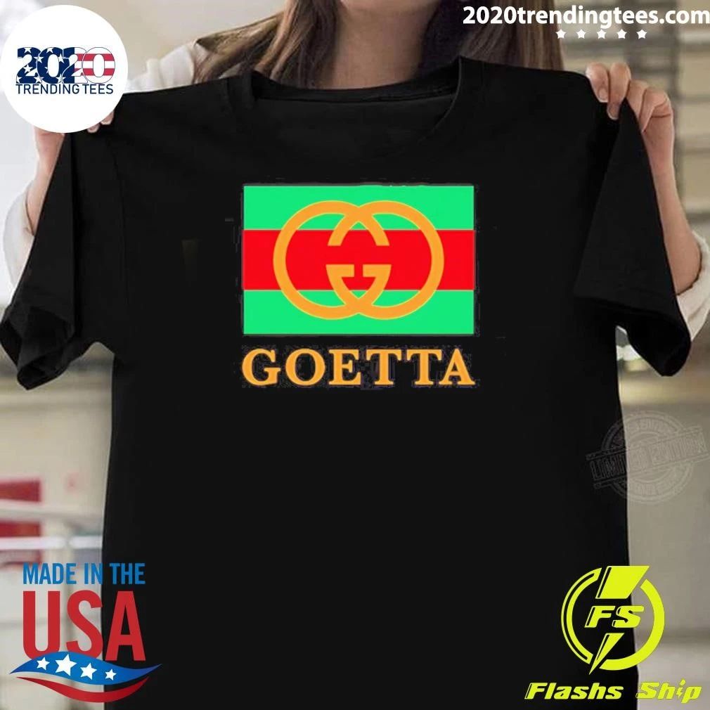 Goetta Designer Label flag logo shirt