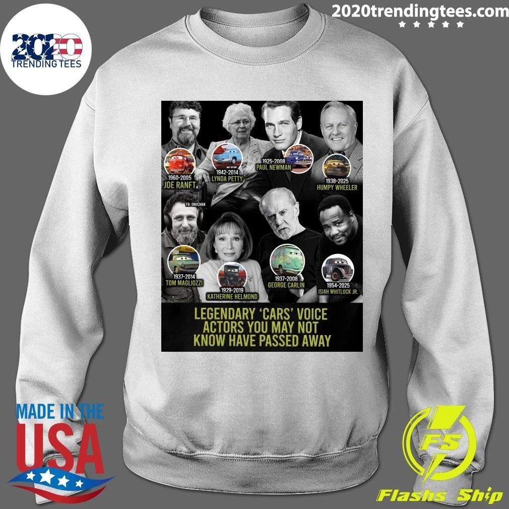 Legendary Cars Voice Actors You May Not Know Have Passed Away Shirt