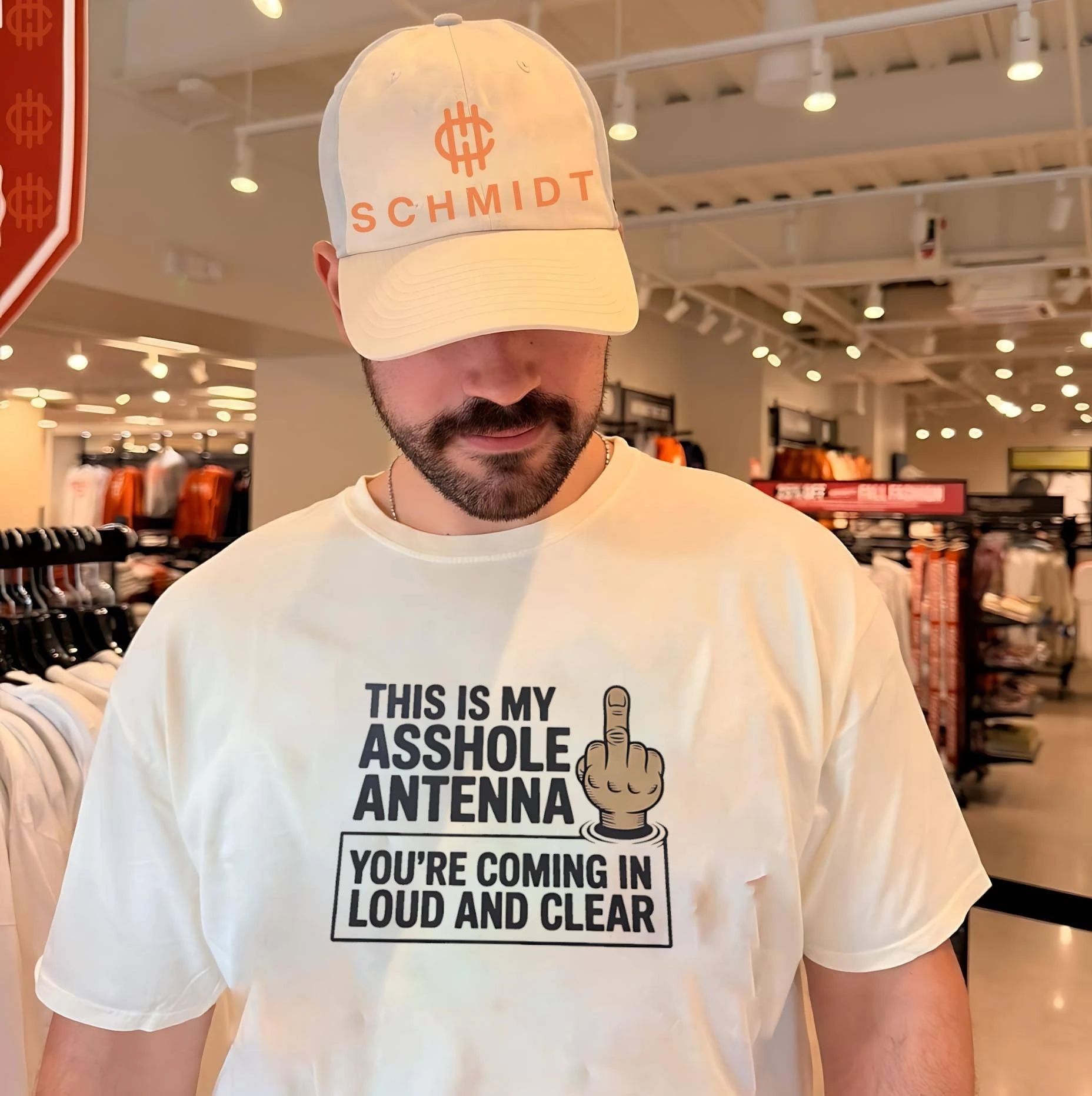 This is my asshole Antenna you’re coming in loud and clear middle finger shirt