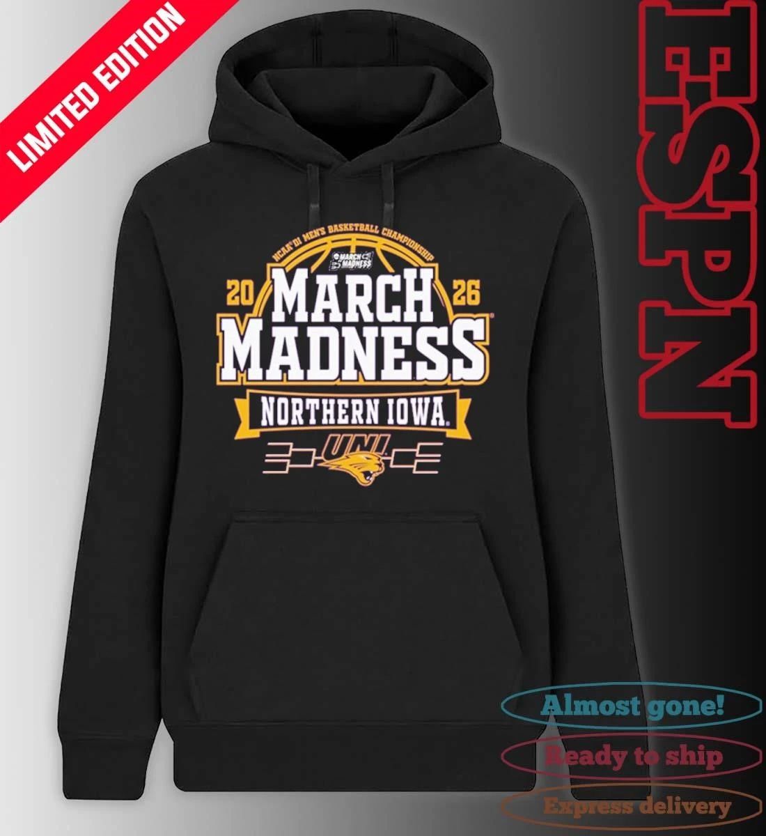 Northern Iowa Panthers 2026 Men’s Basketball March Madness Bound Shirt