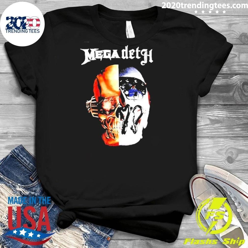 Megadeth Vic Rattlehead Skull Heavy Metal Shirt