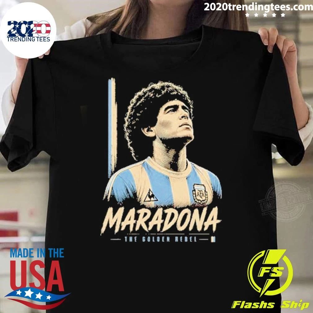 The Golden Rebel Maradona Shirt